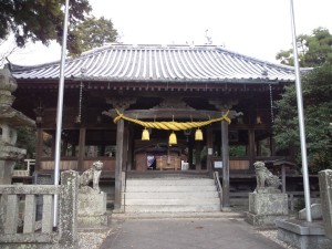 福良八幡神社　拝殿