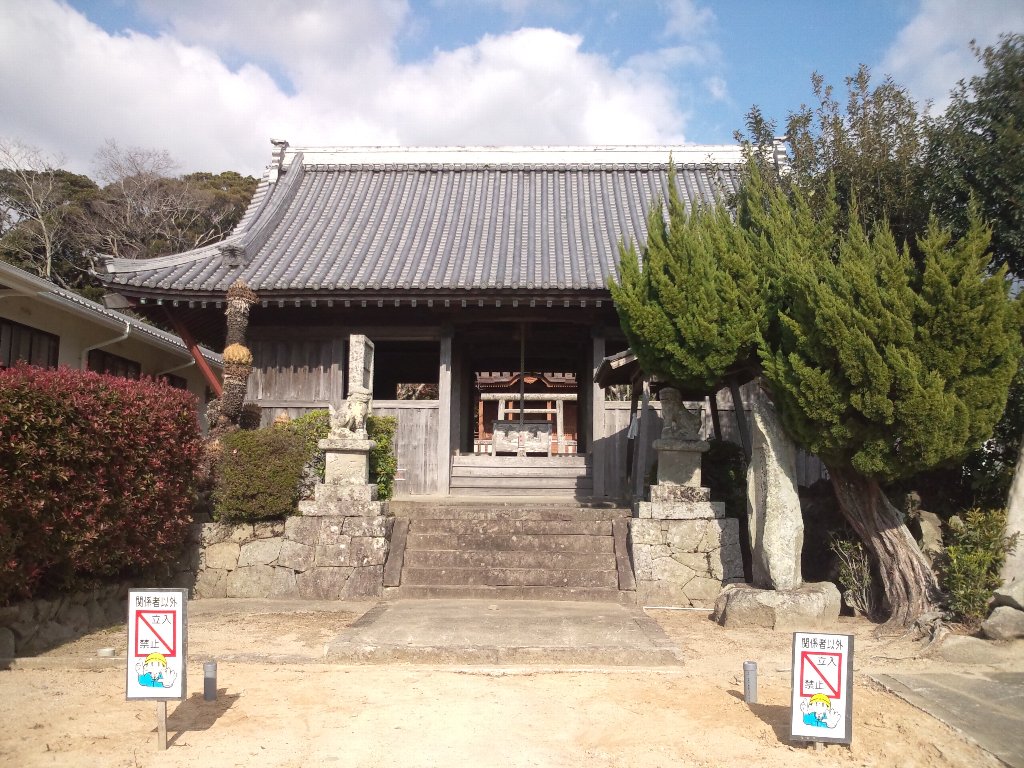 八坂神社（南あわじ市北阿万）　拝殿